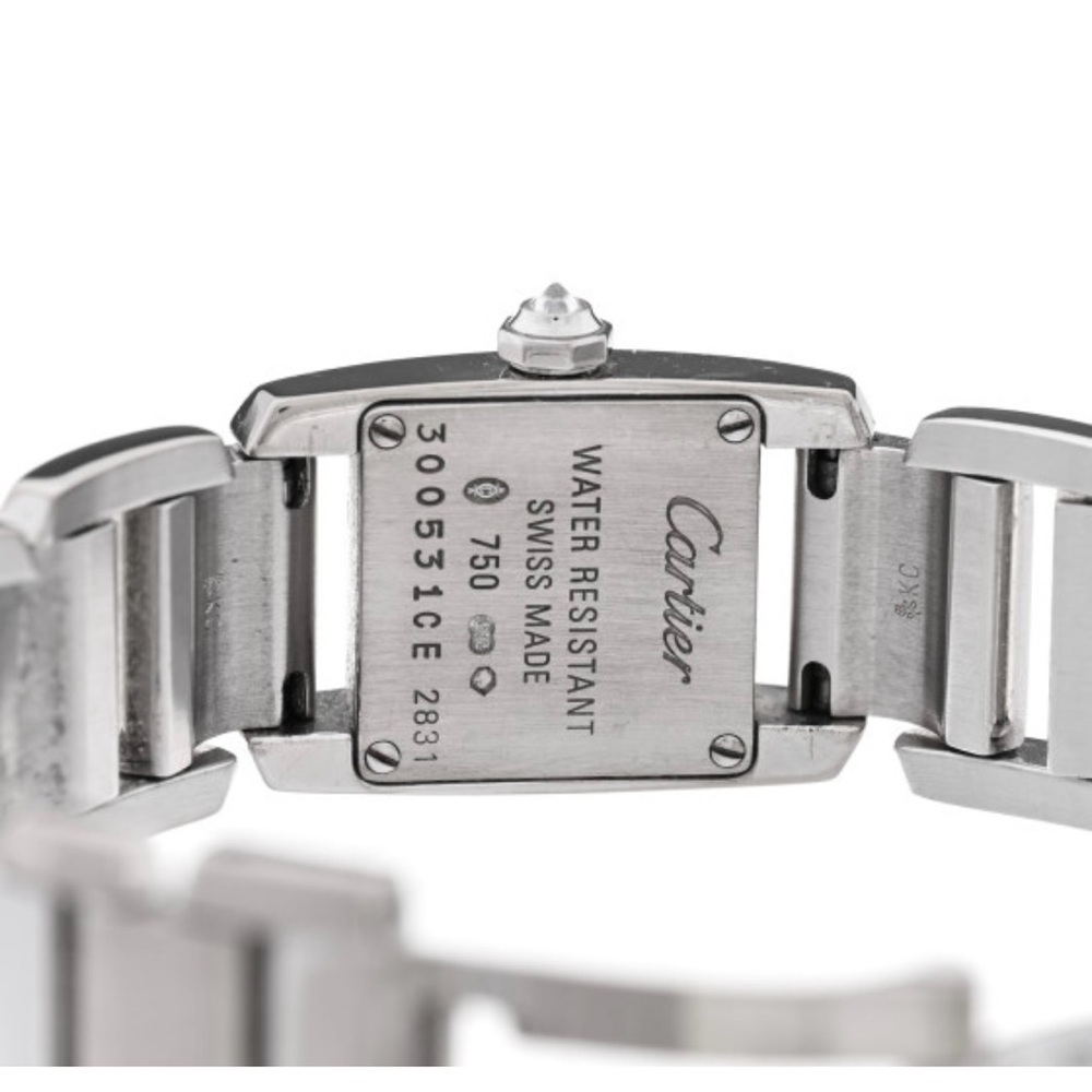 Authentic Cartier limited edition Tankissme white gold diamond. - Picture 2 of 5